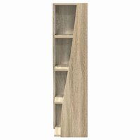 Hoekkast Wit 27,5x27x102cm Bewerkt hout 5