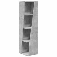 Hoekkast Wit 27,5x27x102cm Bewerkt hout 2