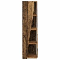 Hoekkast Wit 27,5x27x102cm Bewerkt hout 6