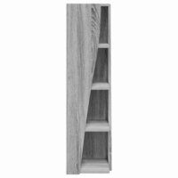 Hoekkast Wit 27,5x27x102cm Bewerkt hout 6