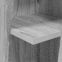 Hoekkast Wit 27,5x27x102cm Bewerkt hout 8