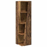 Hoekkast Wit 27,5x27x102cm Bewerkt hout 2