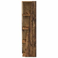 Hoekkast Wit 27,5x27x102cm Bewerkt hout 5
