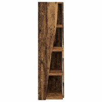 Hoekkast Wit 27,5x27x102cm Bewerkt hout 6