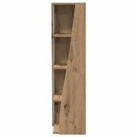 Hoekkast Wit 27,5x27x102cm Bewerkt hout 5