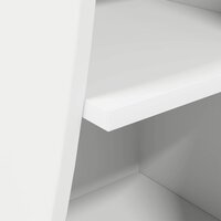 Hoekkast Wit 32x32x102cm Bewerkt hout 8