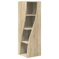 Hoekkast Wit 32x32x102cm Bewerkt hout 2