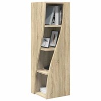 Hoekkast Wit 32x32x102cm Bewerkt hout 3