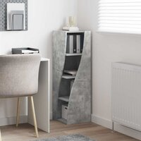 Hoekkast Wit 32x32x102cm Bewerkt hout 4