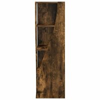 Hoekkast Wit 32x32x102cm Bewerkt hout 6