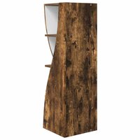 Hoekkast Wit 32x32x102cm Bewerkt hout 7