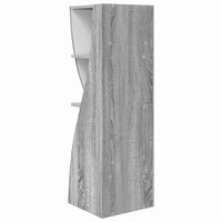 Hoekkast Wit 32x32x102cm Bewerkt hout 7