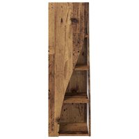 Hoekkast Wit 32x32x102cm Bewerkt hout 5