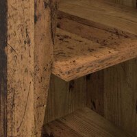 Hoekkast Wit 32x32x102cm Bewerkt hout 8