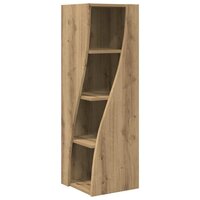 Hoekkast Wit 32x32x102cm Bewerkt hout 2