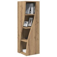 Hoekkast Wit 32x32x102cm Bewerkt hout 3