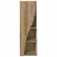 Hoekkast Wit 32x32x102cm Bewerkt hout 5