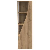Hoekkast Wit 32x32x102cm Bewerkt hout 6