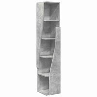 Hoekkast Wit 27,5x27x140cm Bewerkt hout 2