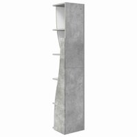 Hoekkast Wit 27,5x27x140cm Bewerkt hout 7