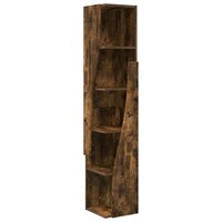 Hoekkast Wit 27,5x27x140cm Bewerkt hout 2