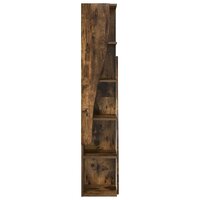 Hoekkast Wit 27,5x27x140cm Bewerkt hout 5