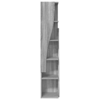 Hoekkast Wit 27,5x27x140cm Bewerkt hout 5