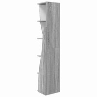 Hoekkast Wit 27,5x27x140cm Bewerkt hout 7