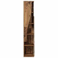 Hoekkast Wit 27,5x27x140cm Bewerkt hout 5