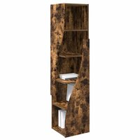 Hoekkast Wit 32x32x140cm Bewerkt hout 3