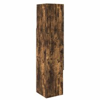Hoekkast Wit 32x32x140cm Bewerkt hout 7
