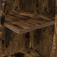 Hoekkast Wit 32x32x140cm Bewerkt hout 8