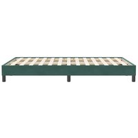 Boxspring zonder matras fluweel donkergroen 120x210 cm 6