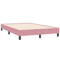 Boxspring zonder matras fluweel roze 120x210 cm 7