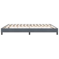 Boxspringbed zonder matras 180x220 cm fluweel donkergrijs 6