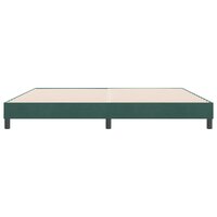 Boxspringbed zonder matras 180x220 cm fluweel donkergroen 5