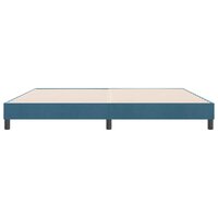 Boxspringbed zonder matras 180x220 cm fluweel donkerblauw 5