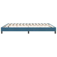 Boxspringbed zonder matras 180x220 cm fluweel donkerblauw 6