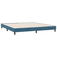 Boxspringbed zonder matras 180x220 cm fluweel donkerblauw 7