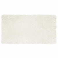 Nep Schapenvacht Tapijt Tafalla Wit 80 x 150 cm Polyester 2