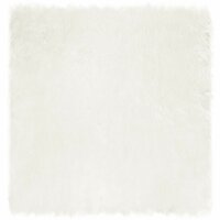 Nep Schapenvacht Tapijt Tafalla Wit 120 x 120 cm Polyester 2