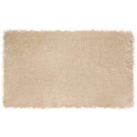 Nep Schapenvacht Tapijt Tafalla Beige 100 x 200 cm Polyester 2