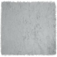 Nep Schapenvacht Tapijt Tafalla Grijs 120 x 120 cm Polyester 2