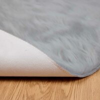 Nep Schapenvacht Tapijt Tafalla Grijs &Oslash; 120 cm Polyester 6