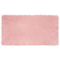 Nep Schapenvacht Tapijt Tafalla Roze 80 x 150 cm Polyester 2