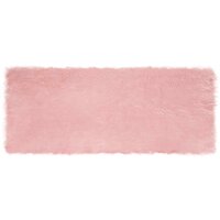 Nep Schapenvacht Tapijt Tafalla Roze 80 x 200 cm Polyester 2