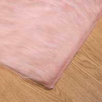 Nep Schapenvacht Tapijt Tafalla Roze 80 x 250 cm Polyester 7