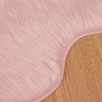 Nep Schapenvacht Tapijt Tafalla Roze 60 x 90 cm Polyester 7