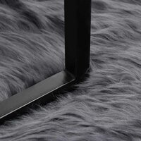 Nep Schapenvacht Tapijt Tafalla Antraciet 100 x 200 cm 5