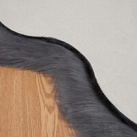 Nep Schapenvacht Tapijt Tafalla Antraciet 80 x 120 cm Polyester 6